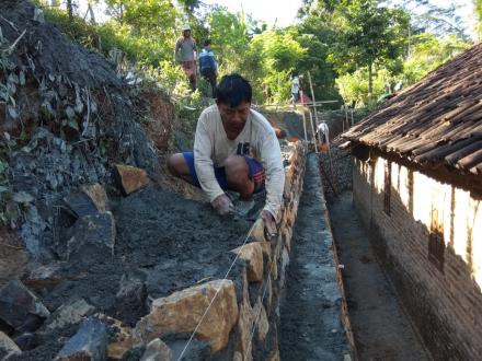 Pembangunan TPJ RT. 11 Dusun Krajan