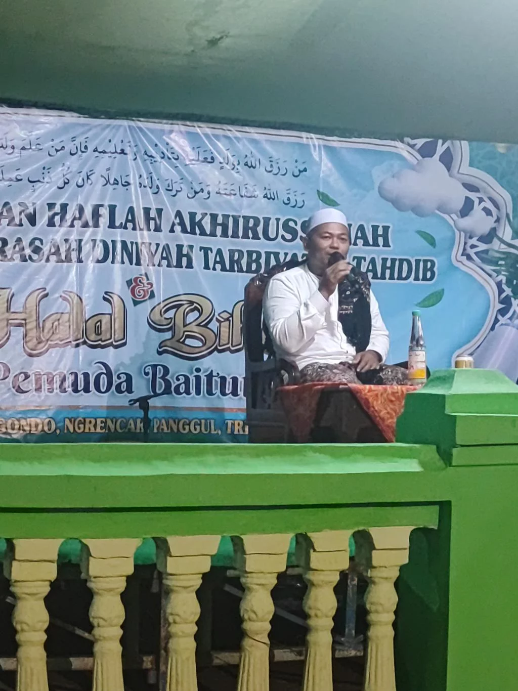 Bapak Kades Hadir dalam Pengajian dan Halal Bihalal