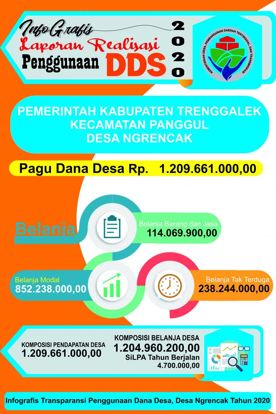Laporan Realisasi Penggunaan DDS Tahun 2020